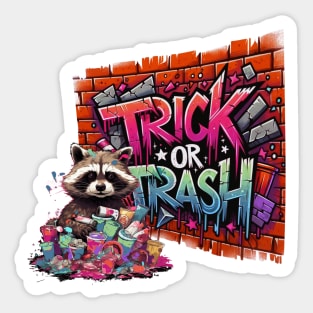 Trick or Trash Sticker